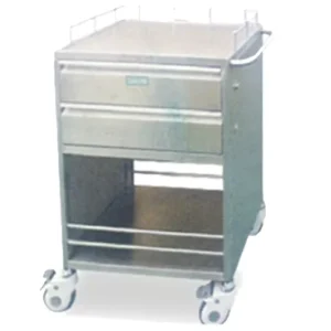 Stainless Steel Emergency Trolley Hospital Medicine Sending Cart Trolley Medical Dressing Trolley With Drawers