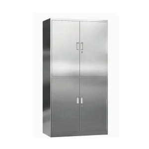 Stainless Steel Filing Cabinet Clinic Medicine Cabinet Hospital Equipment Storage Cabinet with Lock