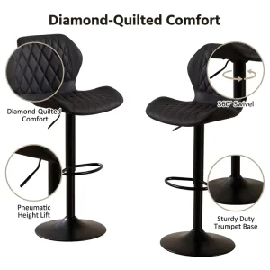 Stainless Steel Gold Bar Chair for Salon Reception Area High Back Velvet Counter Stools for Modern Kitchen Island Home