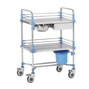 Stainless Steel Hospital Treatment Trolley and Hand Nursing Cart