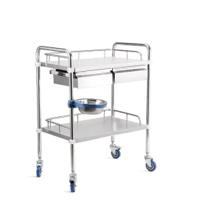Stainless Steel Hospital Trolley Medical Cart Trolley