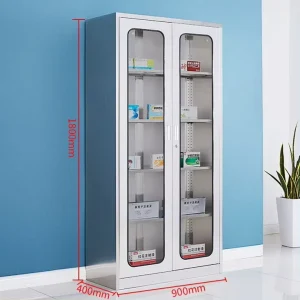 Stainless Steel Industrial Hospital Medical Cabinet for School Use Durable Easy to Clean