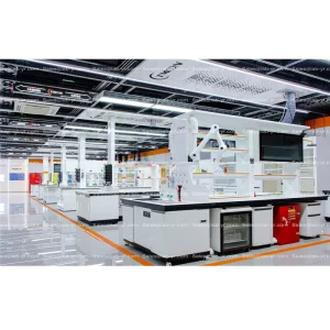 Stainless Steel Lab Bench for School & Workshop Use Customizable Size Chemical Resistant Laboratory Furniture
