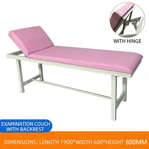 Stainless Steel Manual Hospital Examination Table for Home Care and Clinic Use Multi Function Medical Bed