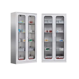 Stainless Steel Medical Cabinet for Operating Room Clinic Anesthesia Instruments Aseptic Storage