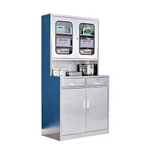 Stainless Steel Medical Filing Cabinet Eco Friendly Freestanding Design for Hospital Clinic Use Durable Commercial Office