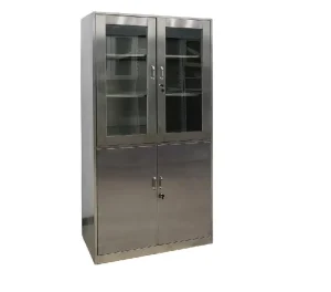 Stainless Steel Medical Storage Cabinet Hospital Cupboard