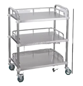 Stainless Steel Medical Treatment Trolley Hospital Nurse Medical Equipment Cart Hospital Trolley