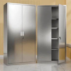Stainless Steel Medicine Cabinet Durable File Storage Cabinet for Clinic Pharmacy Hospital Use