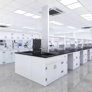 Stainless Steel Modern Hospital Laboratory Workbench with Chemical Resistance for Commercial Use