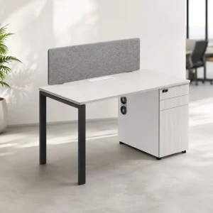 Stainless Steel Modular Office Desk with Table Screen for Factory Manufacturer Staffs Modern Design