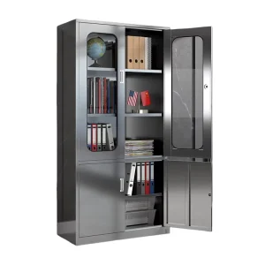 Stainless Steel Multi door Storage Cabinet Durable Metal Storage Units Customizable Factory Storage Cabinets for Hospital