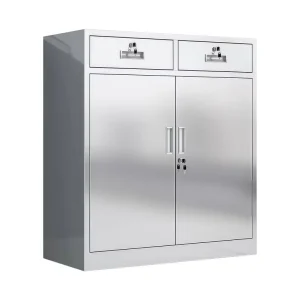 Stainless Steel Office Filing Cabinet Medical Clinic Laboratory Operating Room Medicine Storage Cabinet Lockable Tool Cabinets
