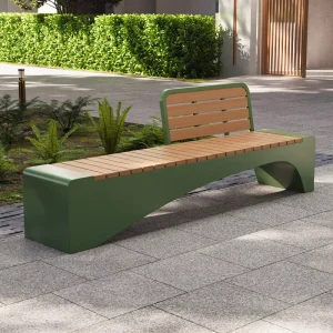 Stainless Steel Outdoor Bench for Park and Garden Seating for Scenic Spots Streets and Squares