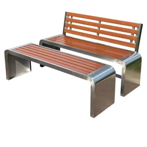 Stainless Steel Park Chair Outdoor Bench Garden Square Long Anti corrosion Leisure Public Seat China