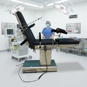 Stainless Steel Silent Electric Operating Table Thickened Load bearing and Corrosion resistant Operating Room Operating Table