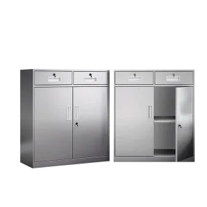 Stainless Steel Sterile Low Cabinet for School Hospital Living Room Use Contemporary Design Easy to Clean Laboratory Furniture