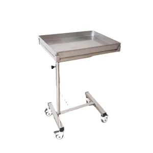 Stainless Steel Veterinary Surgical Support Table Animal Operation Tools Storage Removable Trolley Tray for Pet Clinic Hospital