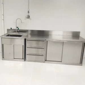 Stainless Steel Work Bench Dental Laboratory Furniture Physic Chemistry Pathology Lab Table With Sink