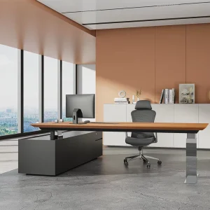 Standing Desk Height Adjustable Table Frame Convertible 3 Stage up Lift Office Use Executive Desk