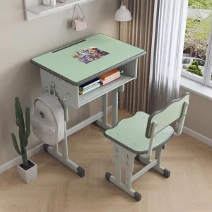 Stationery Items for Schools Height Adjustable Table and Chairs Student Items Study School Table and Chair School Set