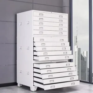 Steel A1 Paper File Drawing Storage Cabinet Metal A0 Paper Map Cabinet Drawers Filing Cabinet