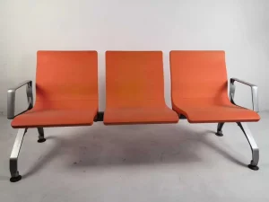 Steel Airport Waiting Chair 3 4 5 Seats Public Seating Bench Metal Waiting Room Chair for Hospital Station Terminal Lobby