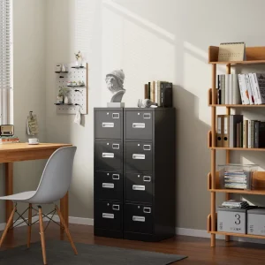 Steel Assembled Chinese Design 2 Drawer Filing Cabinet for Workshop School Office Use
