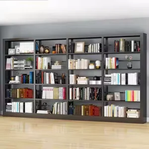 Steel Book Shelf School Library Furniture Iron Bookshelves University Library Bookshelf Home Office Metal Frame Bookcase