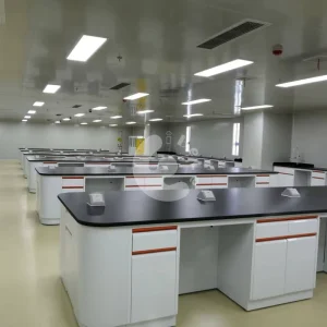 Steel Clinical Lab Work Benches Scientific Laboratory Furniture for School and Hospital Use Laboratory Equipment