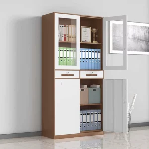 Steel Commercial Office Filing Cabinet with Lockable Storage for Documents Archives Vouchers