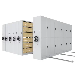 Steel Compact Shelving Electric and Manual Mobile Filing Cabinets Intelligent Archive System
