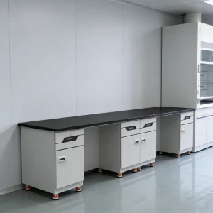 Steel Contemporary School Laboratory Side Workbench Open Space Floor Standing Lab Furniture System for Teaching Engineering