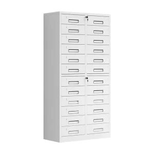 Steel Drawer Type Storage Cabinet Mobile Phone Storage Locker Metal Office Locker Cabinet Staff Steel Drawer Cabinet