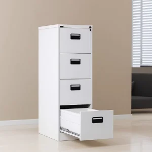 Steel File Cabinet 4 Drawer Office Furniture Vertical Filing Cabinet for Document Storage Solutions