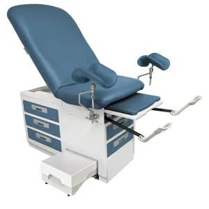Steel Gynecological Exam Table with Drawers Hospital Bed for Gynecological Examination Operation