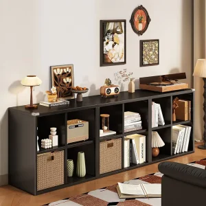 Steel Kindergarten Bookshelf and Grid Storage Cabinets Freely Combinable Low Display Racks