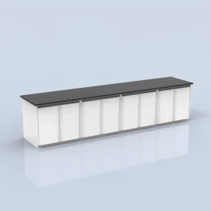 Steel Laboratory Bench Full Cabinet Base 750x850mm School Hospital Use Contemporary Design Lab Workbench Furniture