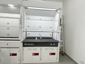 Steel Laboratory Furniture Cabinets Benches Fume Hood for Chemistry Lab