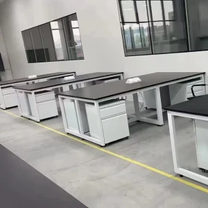 Steel Laboratory Work Bench Top Steel Furniture Lab Bench School Laboratory Furniture Steel Frame Lab Bench