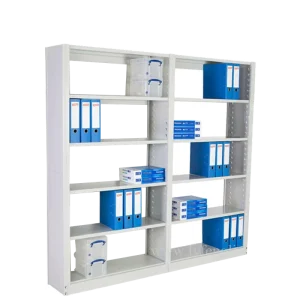 Steel Library Furniture 6 Layers Metal Bookshelf