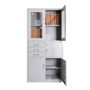 Steel Lockable Office File Cabinet with 3 Drawer & Smooth Rails Profile Office Home Filing Cabinet