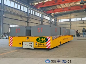 Steel Material Flexible Turning Lithium Battery Operated Transfer Cart for Home Use Retail Restaurant Manufacturing Plant