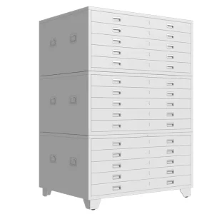 Steel Modern Commercial Filing Cabinet for Map Drawing A0 Paper Storage