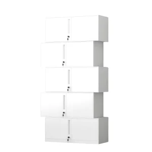 Steel Modern Filing Cabinet with Lock for Office and Workshop Dustproof Multi layer Storage