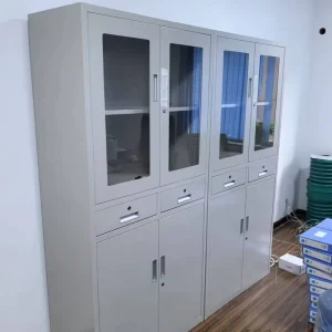 Steel Office Filing Cabinet 4+ Drawers Key Lock Modern Design Durable Eco Friendly Space Saving Storage Customized Color