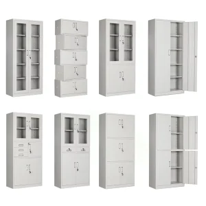 Steel Office Filing Cabinet Document Cabinet Employee Lockable Multi Door Storage Cabinet Metal Storage Base Office Furniture