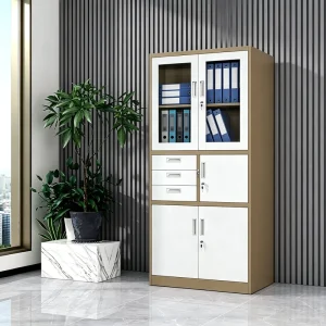 Steel Office Furniture Storage File Cabinet Lockable Adjustable Drawers Outdoor Bedroom Use