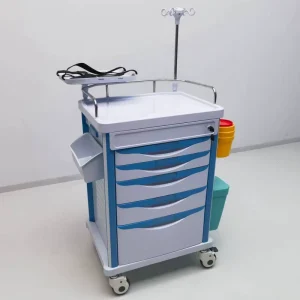 Steel Plastic ABS Multifunctional Mobile Customized Portable Hospital Medical Trolley