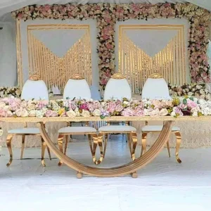 Steel Table Gold Modern Hotel Wedding for Wedding Dining Tables Glass Hotel Furniture